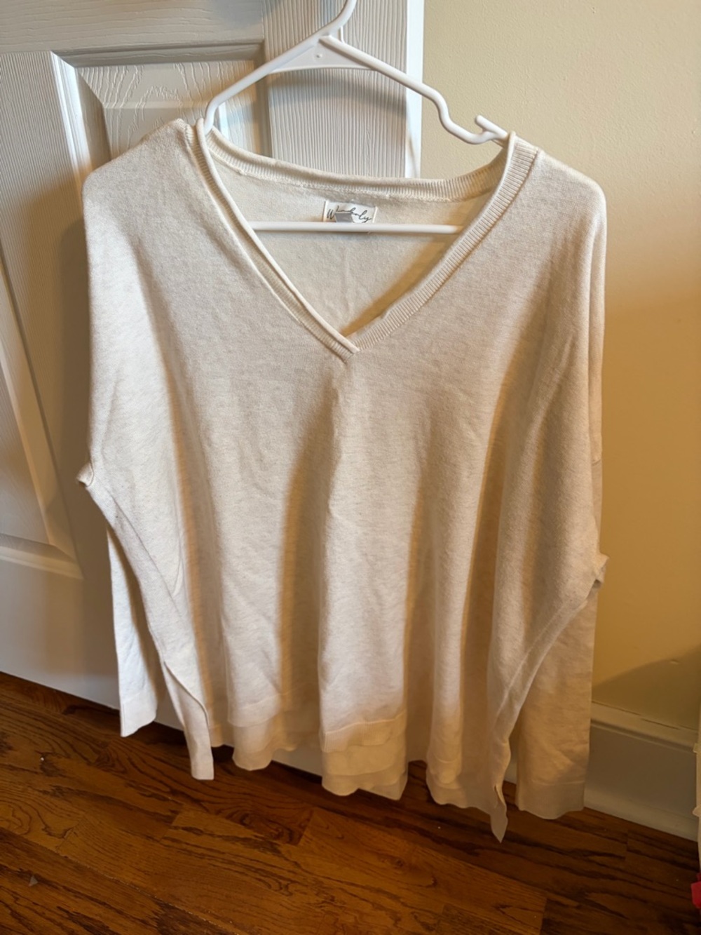 Wonderly Cream Knit Top